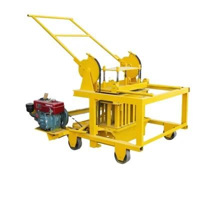 Diesel Engine Egg Laying Building Block Machine in Mozambique