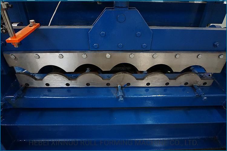 Xn-830 Custom Arc Bias Roofing Sheet Stamping Manufacturing Glazed Tile Roll Forming Machine