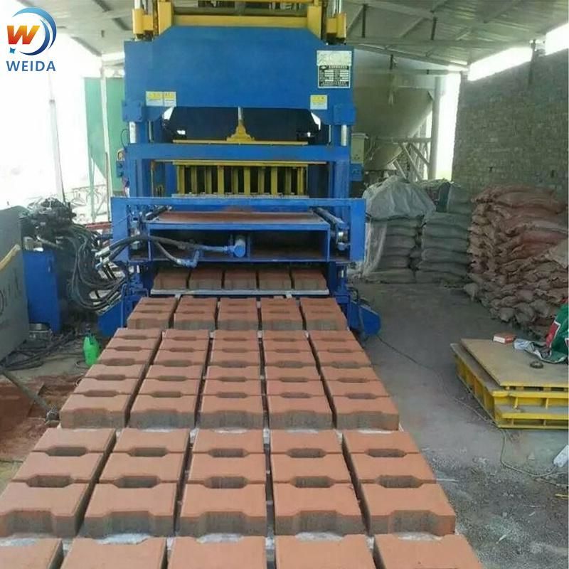 Qt5-15 Automatic Hydraulic Vibration Concrete Cement Fly Ash Paver Interlock Hollow Solid Brick Machine Price in Africa