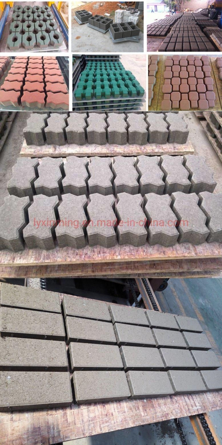 Hydraulic Concrete Block Brick Making Machine Production Line with Factory Price for Hollow Solid Paver Interlocking Bricks Blocks in Zimbabwe Ghana