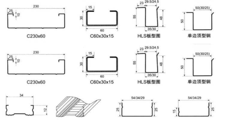 Hot Sale Metal Steel C U Profile Light Keel Making Machine Keel Sheet Roll Forming Machine