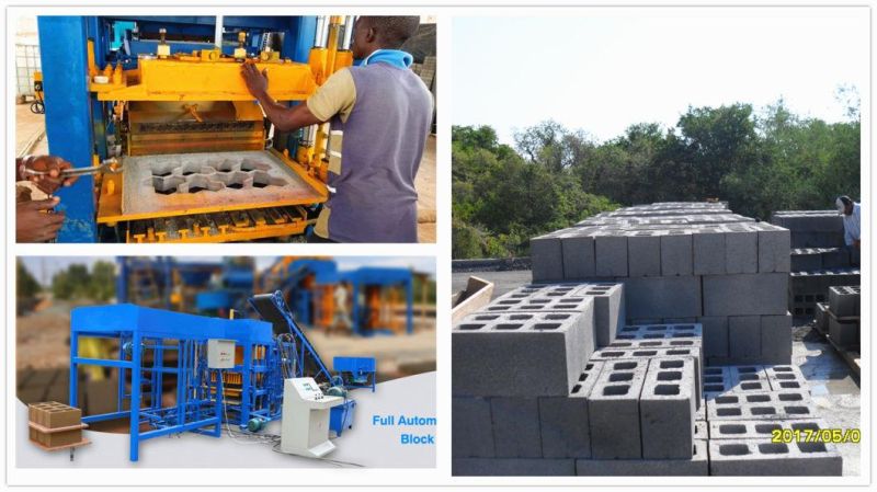Qt4-15 Automatic Cement Brick Machinery Price for Concrete Block Making Machine