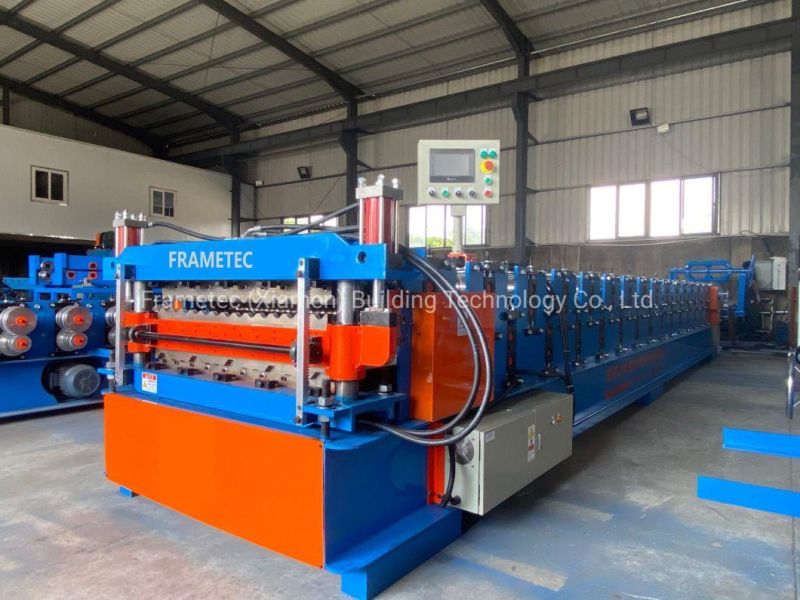 Double Layer Metal Roofing Sheets Machine Roof Tile Making Corrugated Roll Forming Machine for Metal Deck Roofing