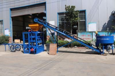 Qt 4-24brick Making Machine with PLC Intelligent Control System for Commercial Use Making Bricks, Stones