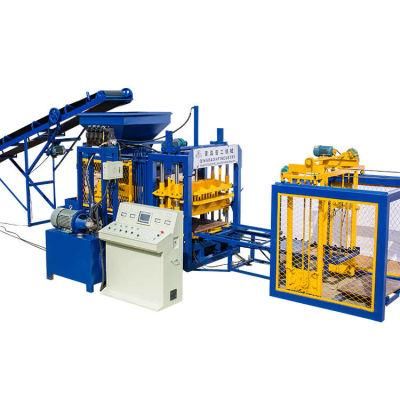 Qt4-16 Automatic Hydraulic Press Line Cement Block Making Machine