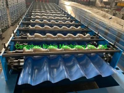 Factory Lifetime Service 1100mm Width Tide Roof Roll Tile Sheet Forming Hydraulic Machine
