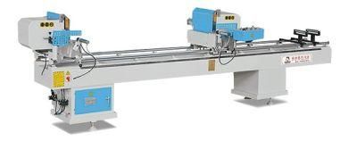Double-Head Straight Flat Push Aluminum Profiles CNC Cutting Saw Machine