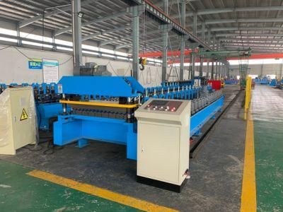 Automatic Aluminum Roofing Sheets Corrugating Corrugated Profile Wave Roof Tile Metal Panel Roll Forming Making Machine