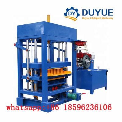 High Quality Qt4-30 Semi Automatic Building Block Machine Paving Machine