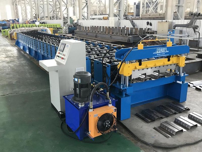 Aluminum Metal Sheet Floor Decking Roll Forming Machine Floor Deck Machine