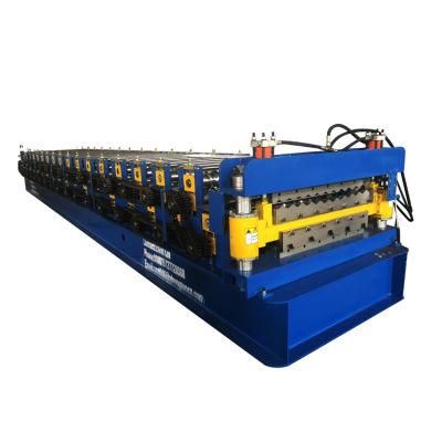 Color Steel Trapezoidal Tile Roof Panel Double Layer Roll Forming Machine