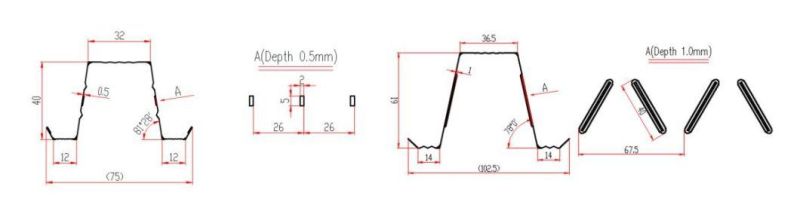 0.48mm-0.75mm/0.5mm-1.2mm Gi, PPGI, Cold Rolled Steel Roll Former Batten Machine