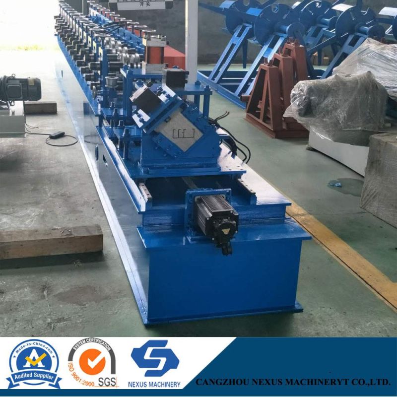 High Speed C U L Omega Shape Metal Furring Channel Roll Forming Machine