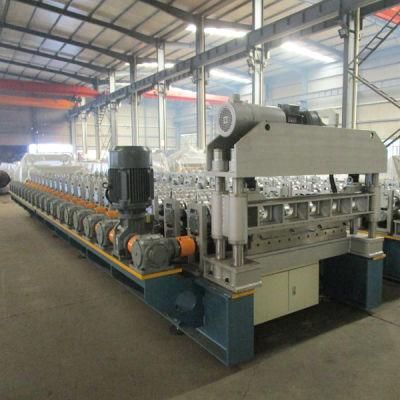 Gear Box Transmission Electrical Cutting Galvanized Steel Sheet Profile Metal Roofing Roll Forming Machine