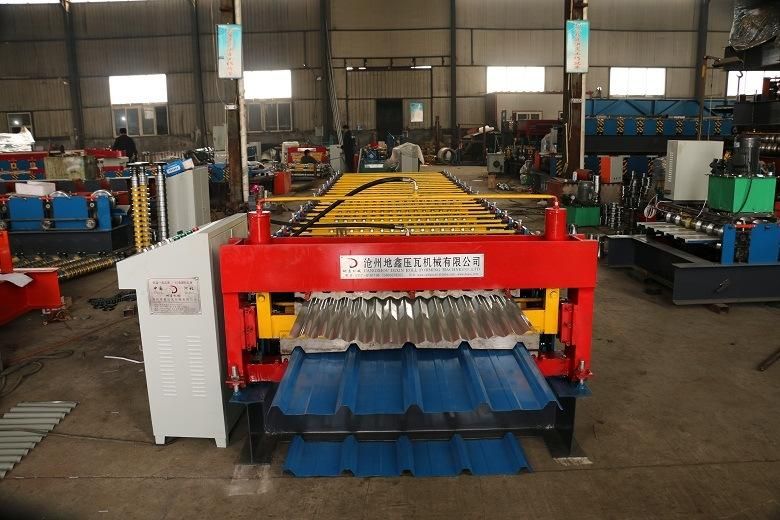 Double Corrugated Automatic Roof Panel Tile Price Roll Forming Machine