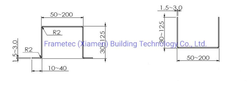 Automatic Steel Machine Manufacture Omega Profile Drywall Machine Top Hat Roll Former