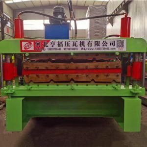 High Speed Roofing Tile Double Layer Roll Forming Machine