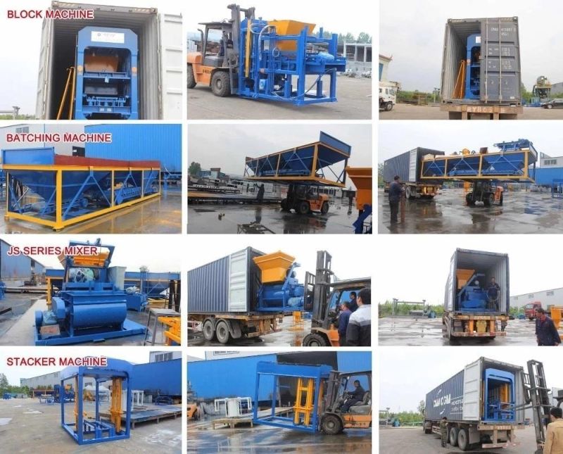 Qt4-15 Full Automatic Brick Making Machine Supplier Sand Lime Brick Line