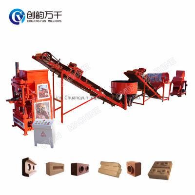 Cy1-10 Automatic Hydraulic Compressed Earth Soil Interlocking Clay Brick Machine