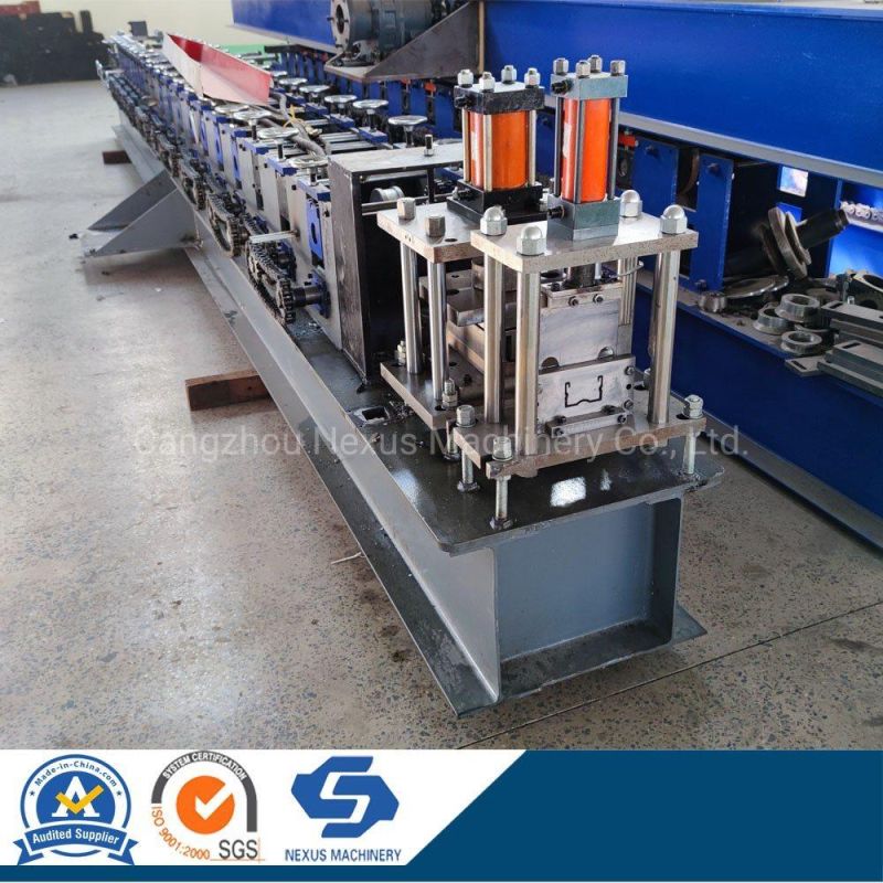 Omega Purlin Roll Forming Machine Steel Channel Cold Roll Forming Machine