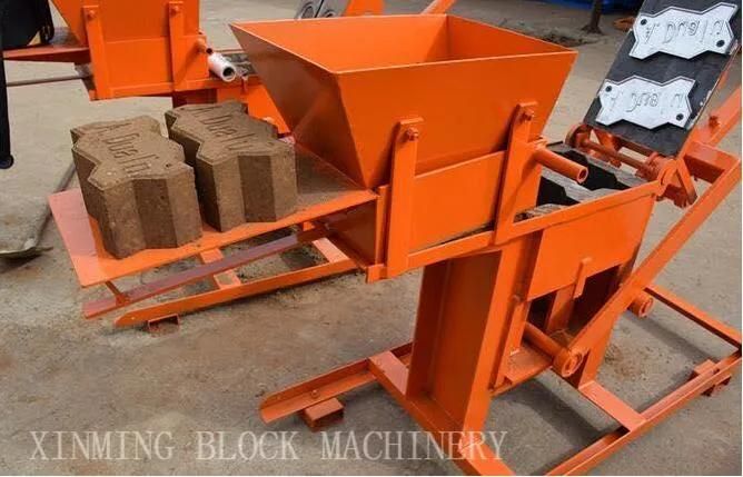 Brick Press Block Press Block Making Machine Brick Making Machine Xm 2-40 Manual Block Machine Making Clay or Soil Brick for Home Use