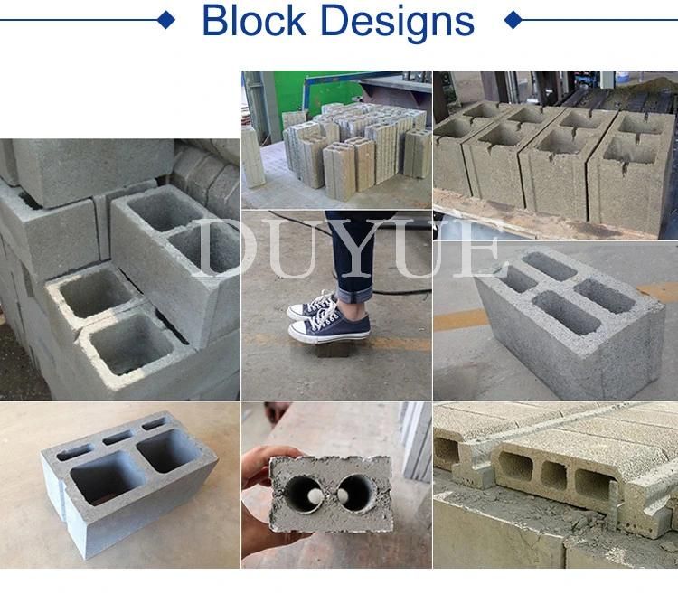 Qt4-40 Cement Sand Hollow Block Making Machines Hollow Block Machine Price List