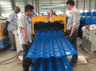 Roller Step Tile Machinery Glazed Tile Roll Forming Making Machine Supplier