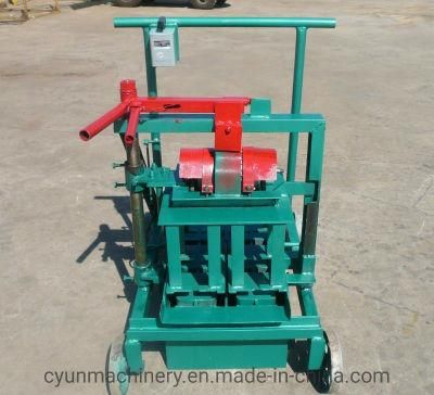 Qmy2-45 Cheap and Manual Concrete Block Moulding Machine Movable Block Machine