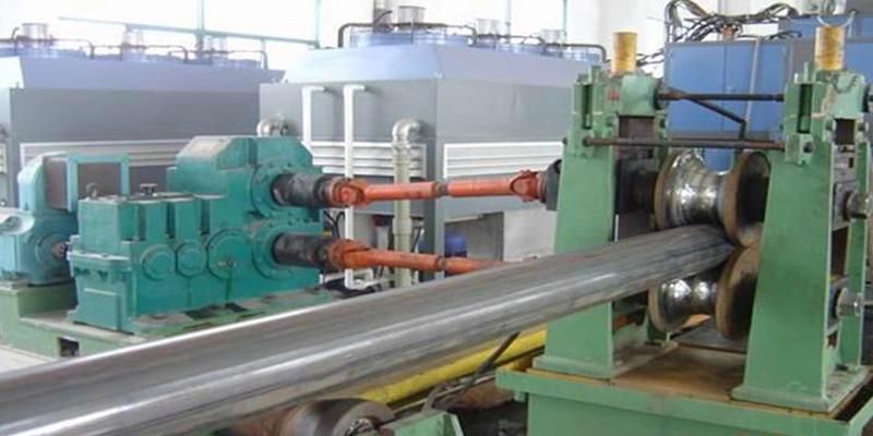High Frequency Welded Metal Pipe Mill Line with Sheet Decoil Straighten Machinery