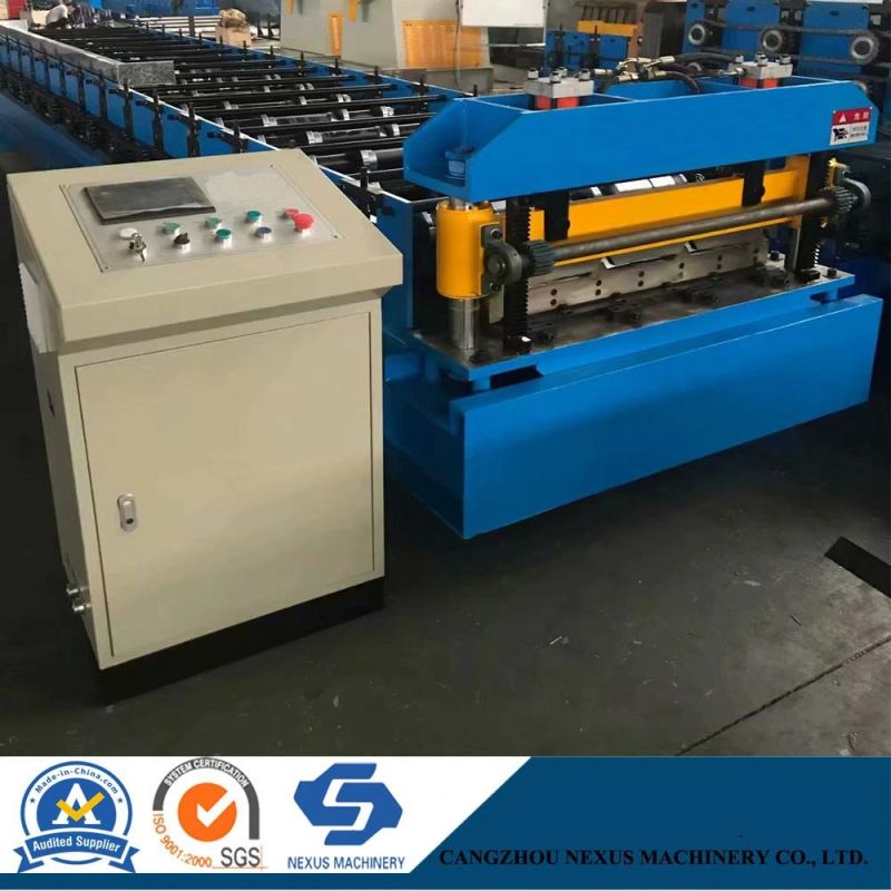 Metal Wall Plate Color/Galvanized Steel Roof Panel Sheet Roll Forming Machinery with Factory Lifetime Service