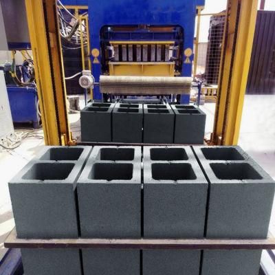 Qt4-15 Automatic Concrete Paver Hollow Block Machine in Mexico