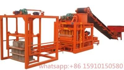 Qtj4-26c Semi-Automatic Concrete Hollow Block Making Machine