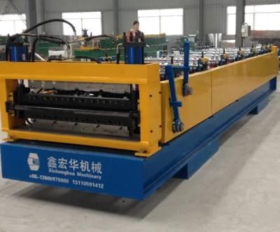 Double Layer Color Steel Trapezoidal Roof Panel Roll Forming Machine