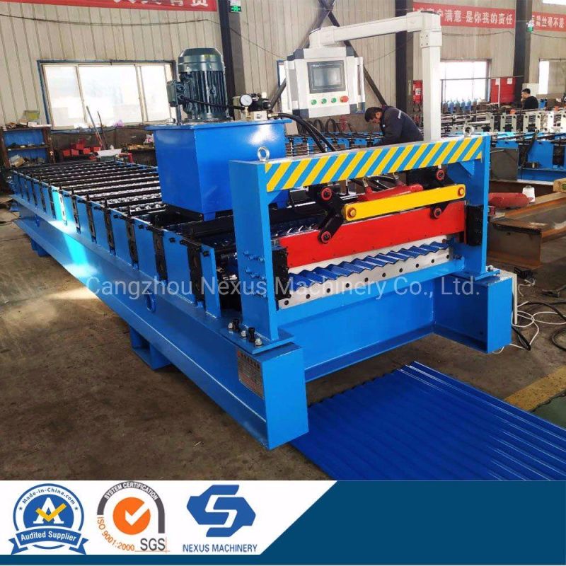 762 Corrugated Roof Sheet Roll Forming Machine/Iron Sheet Making Machine for Zambia Market