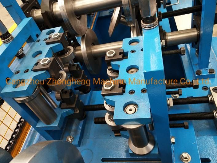 Galvanized Metal Steel Sheet Fast Change C Z Purlin Roll Forming Machine