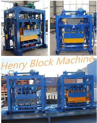 Qt40-2 Manual Concrete Block Making Machine in Africa