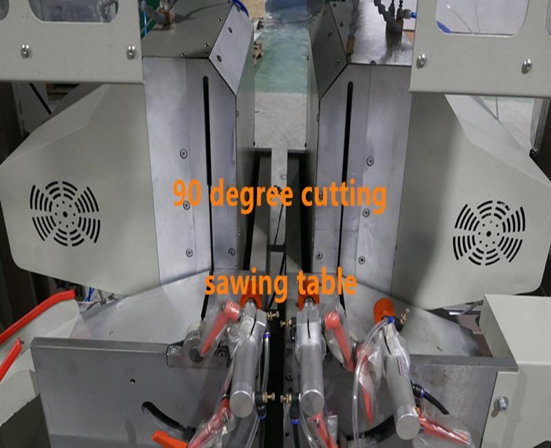 QC Full Control Double Head Mitre Saw Cutting Machine 2 Heads Aluminium for Window and Door