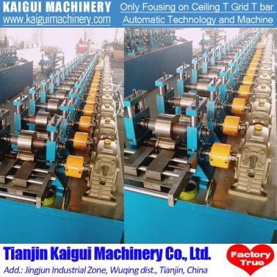 Ceiling T Grid Roll Forming Machine for Main Tee with Seam Line