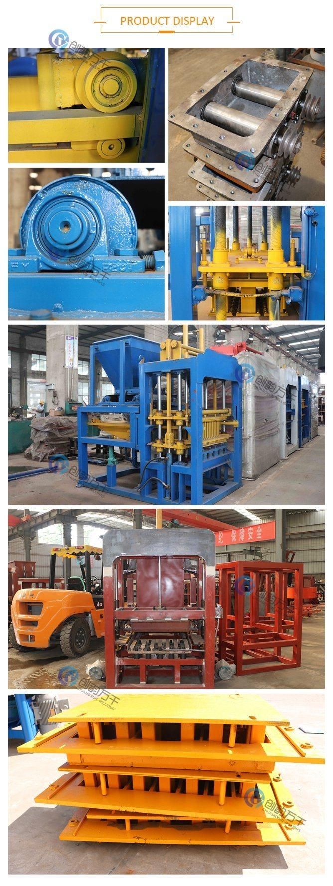 Efficient Fully Automatic Hydraulic Concrete Brick Making Machine Used in Croatia (qt4-15s)