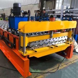Mexico Type Trapezoidal Roofing Sheet Roll Forming Making Machine