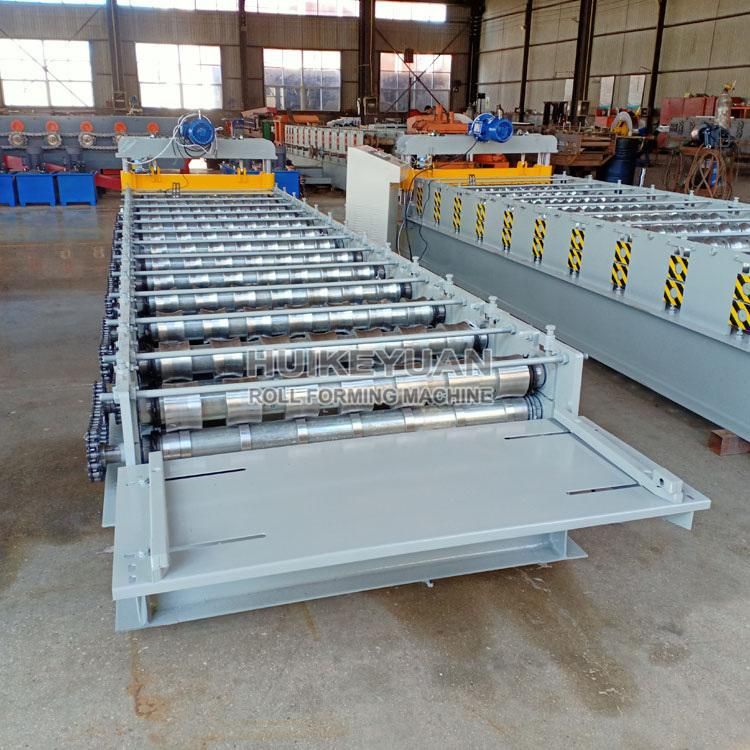 Automatic Metal PPGI Corrugated Iron Sheet Trapezoidal Ibr Roofing Roll Forming Making Machine Maker