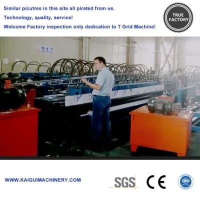 Ceiling T Grid Roll Forming Machine Automatic Main Tee, Cross Tee and Wall Angle