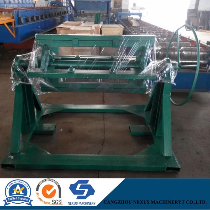 Manual Metal Coils Uncoiler Machine 5 Tons Passive Decoiler for Roll Forming Machine