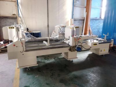 Ljz2-450X3700 Double-Head Saw CNC Cutting Machine for Aluminum Material for Cutting of Plastic Profiles with High-Precision Rack Motion
