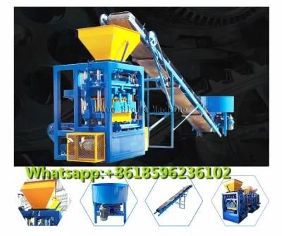 Duyue Qt4-24 Popular Block Making Machine Line for Starting Business, Interlocking Block Machine, Paver Molding Machine