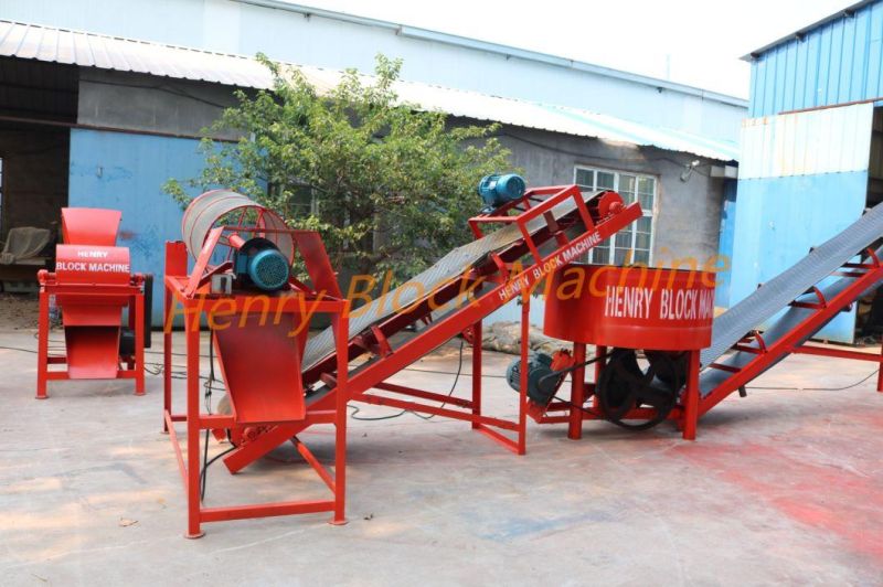 Hr2-10 Fast Production Automatic Soil Interlocking Brick Machine Lego Brick Making Machine 2022