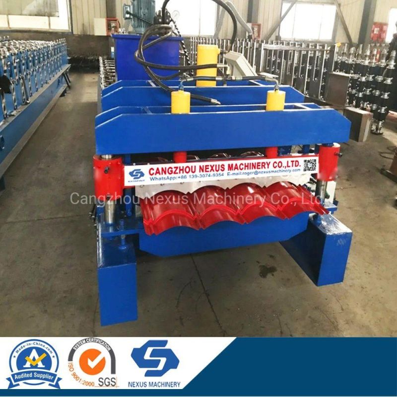Metal Step Tile /Q Tile /Glazed Tile Roofing Sheets Roll Forming Machine