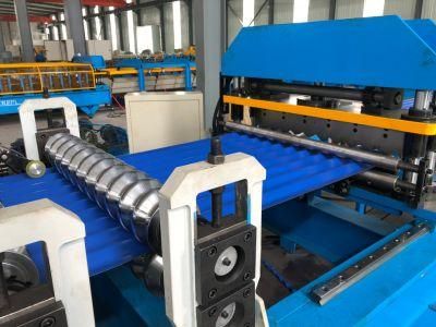Color Steel and Thicker Gi Gl PPGL Plate Corrugated Roll Forming Machine