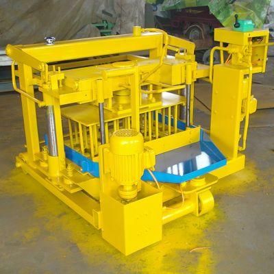 4A Semiautomatic Hydraulic Vibration Concrete Block Making Machine 3840/8h with Changeable Molds