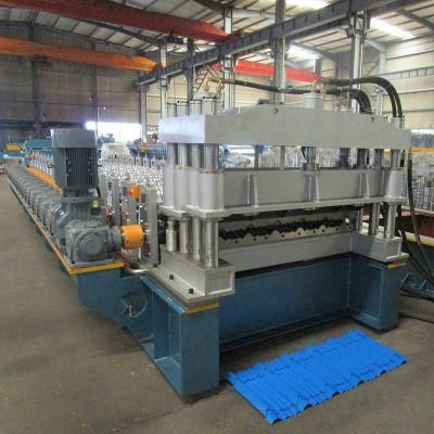 Energy Saving Hydraulic Press Automatic Line Colorful Metal Roof Tile Machine